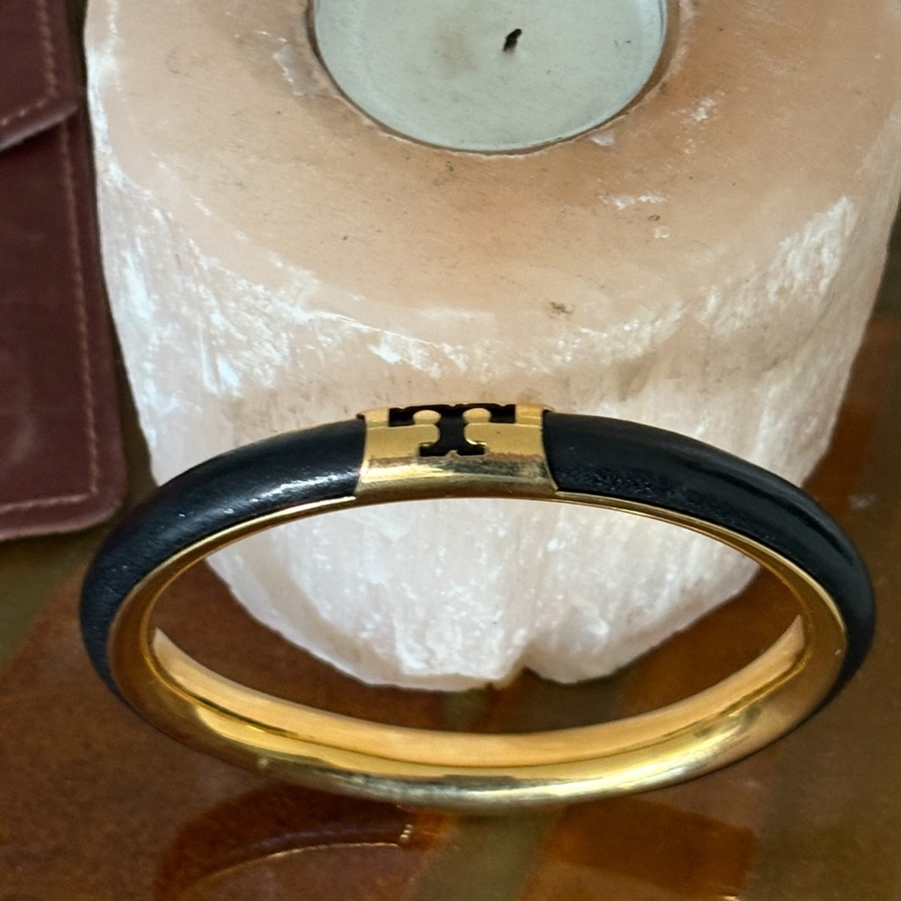 Tory Burch Black and Gold Bracelet